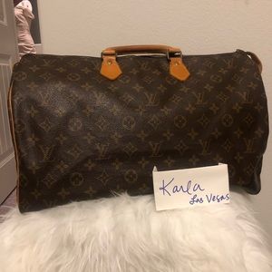 Vintage speedy 40 project bag